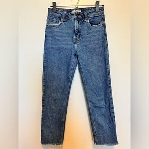 Bershka Straight Cropped Jean